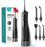 COSLUS Cordless Water Flosser & Dental Pick for Teeth, Braces, Gums Care - Advan... - Image 2