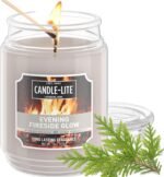 Candle-LITE Scented Evening Fireside Glow Fragrance, One 18 oz. Single-Wick Arom... - Image 2