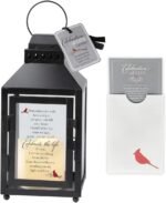 Celebration of Life Memorial Lantern with Flickering LED Candle-Thoughtful Berea... - Image 2