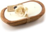 Dough Bowl Candle Co. Gardenia Tuberose Soy Candle - 3 Wick Rustic Farmhouse Cof... - Image 2