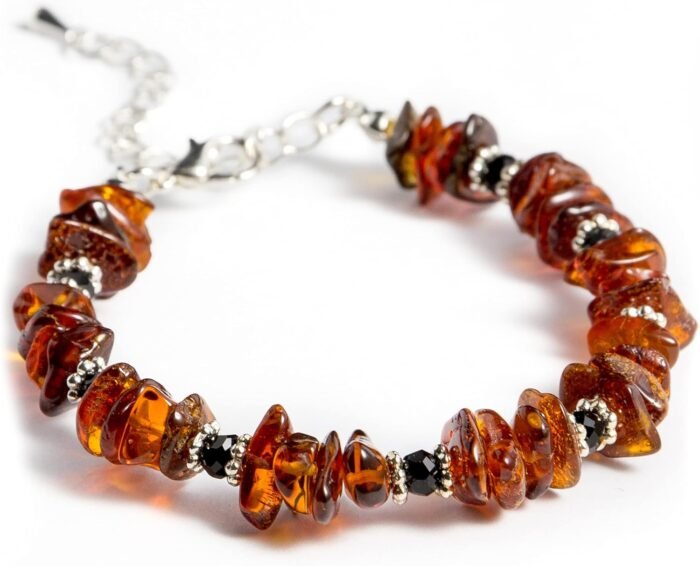 Generic Baltic Amber Stones Bracelet for Women Easily Adjustable Jewelry wrist s... - Image 2