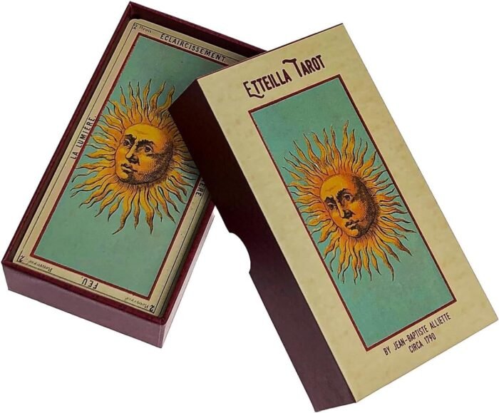 Grand Etteilla Tarot Deck Trois & Guide | Made in USA | Oversized, Tarot Egyptie... - Image 2