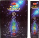 HEM 7 Chakra Incense Sticks (35 Sticks 12 Box) | Natural Fragrance For Aromatic ... - Image 2