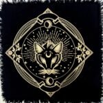 INDIAN CRAFT CASTLE Altar Cloth Tapestry Tablecloth Celtic Trees Ritual Spiritua... - Image 2