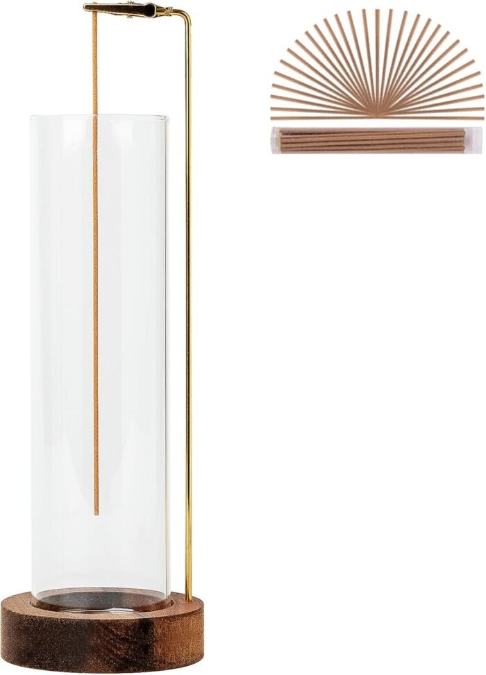 Incense Holder for Sticks, Anti-Ash Flying Incense Burner with 30 Incense Sticks... - Image 2