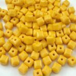 Jmassyang 120 Pieces 7mm Pastel Acrylic Cube Beads Candy Color Square Spacer Bea... - Image 2