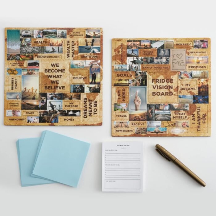 MAGNIFICENT101 2-Pack Vision Board Magnet Set (20x20 in) - Pull Apart & Create a... - Image 2