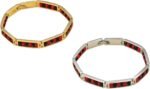New 2026 Arrive Unisex For Style Stainless Steel Bracelet With Green And Yellow ... - Image 2