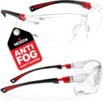 NoCry Clear Safety Glasses for Men and Women with Anti-Fog and Scratch Resistant... - Image 2