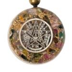 Orgone Necklace Tetragramaton Black Tourmaline Healing Crystals Stone Protection... - Image 2