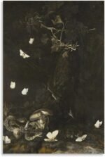 Otto Marseus Van Schrieck,Serpents And Insects,art Prints,Vintage Art,canvas Wal... - Image 2