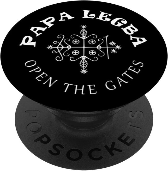 Papa Legba Crossroads Gate Keeper Voudou Loa ATR Veve PopSockets PopGrip: Swappa... - Image 2