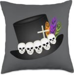 Papa Legba's Top Hat Throw Pillow - Image 2