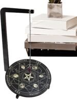 Pendulum Display Stand - Aesthetic Witchy Decor | Wooden Pendulum Altar Board | ... - Image 2