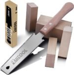 RUITOOL Japanese Hand Saw 6 Inch Double Edge Sided Pull Saw Ryoba SK5 Flexible B... - Image 2