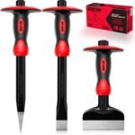 Rizom Chisel Set with Hand Protection, 3 Pcs Stone and Rock Chisel, Heavy Duty M... - Image 2