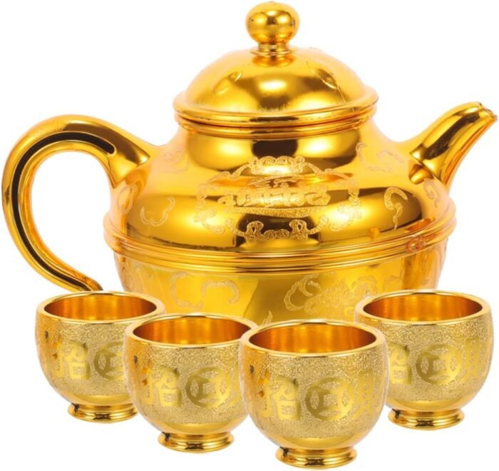 STOBAZA 1Set Offering Cup Teapot Decorative Cups for Altar Worship Household Off... - Image 2