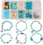 SUNNYCLUE 1 Box DIY 6Pcs Boho Shell Beads Beach Charm Anklet Christmas Bracelet ... - Image 2