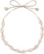 Sea Shell Necklace for Women Summer Beach Natural Cowrie Shell Necklace - Image 2
