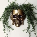 Skull Fence Planter for Outdoor Plants, Spooky Skull Wall Planters for Indoor Ou... - Image 2