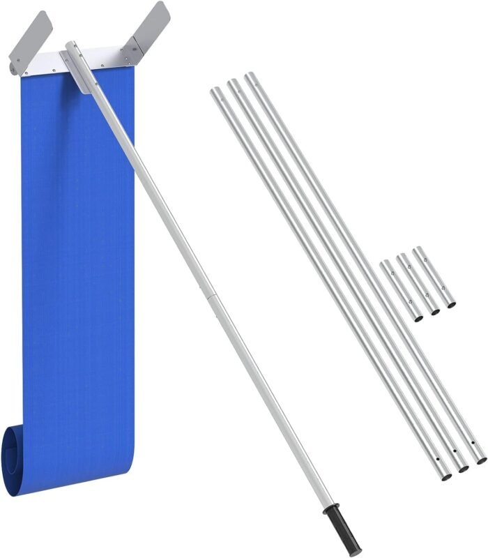 Snow Roof Rake, 30ft Snow Removal Tool with Wheel and Adjustable Extended Long H... - Image 2