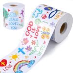 Supervitae 68.9 ft Christian Bulletin Board Border Set God is Love Kid-Drawn Chr... - Image 2