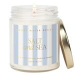 Sweet Water Decor Salt and Sea Patterned Candle – Soy Candles with Sea Salt, Cit... - Image 2