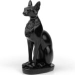 TRANSGOOD Egypt Cat Goddess Bastet Collectible Figurine 4.2" H Egypt Souvenirs M... - Image 2