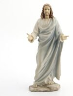 11.75 Inch Jesus with Open Arms Decorative Statue Figurine, White - Image 2