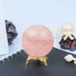 Rose Quartz Large Crystal Ball - Meditation Table - Glass Orb - Spiritual Stuff ... - Image 3