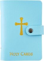 Needzo Light Blue Prayer Card Holder, Travel Holy Cards Protector, Has 20 Double... - Image 4