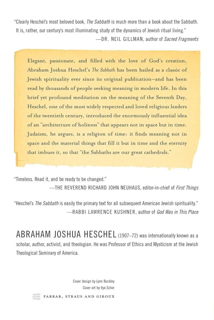 The Sabbath (FSG Classics) - Image 3