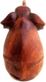 OMA Elephant Statue Lucky Fortune Solid Wooden Hand Crafted Sitting Elephant Sta... - Image 4