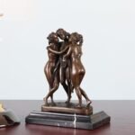 Bronze Greek Goddess Three Graces/Charites Statue Famous Antonio Canova Sculptur... - Image 3
