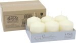 Stonebriar 35 Hour Long Burning Unscented Pillar Candles, 3x4, Ivory - Image 3