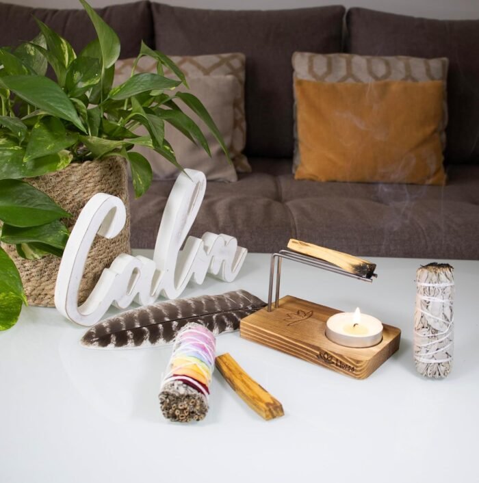 Sage Smudge Kit with White Sage and 7 Chakra Smudging Sticks, 2 Palo Santo, Natu... - Image 4