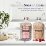 SpaLife Tea Spa Petal-Infused Effervescent Mineral Bath Salts - Lavender & Rose,... - Image 3
