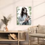 Jesus Canvas Wall Art Decor Framed Painting - 8X10 inch Jesus Holding Bird Artwo... - Image 4