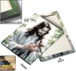 Jesus Canvas Wall Art Decor Framed Painting - 8X10 inch Jesus Holding Bird Artwo... - Image 6