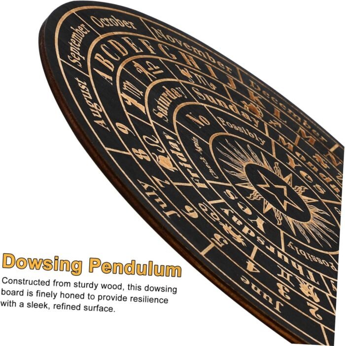 Pendulum Board for Divination and Home Decor Wooden Message Board with Markings ... - Image 8