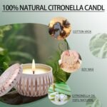 16 Pack Citronella Candles Outdoor, 320 Hours Long Lasting Scented Citronella Ca... - Image 4