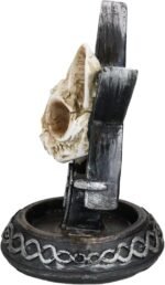 Ebros Gift Paranormal Occult Ouija Cat Skull with Triple Moon and Pentagram Sacr... - Image 6