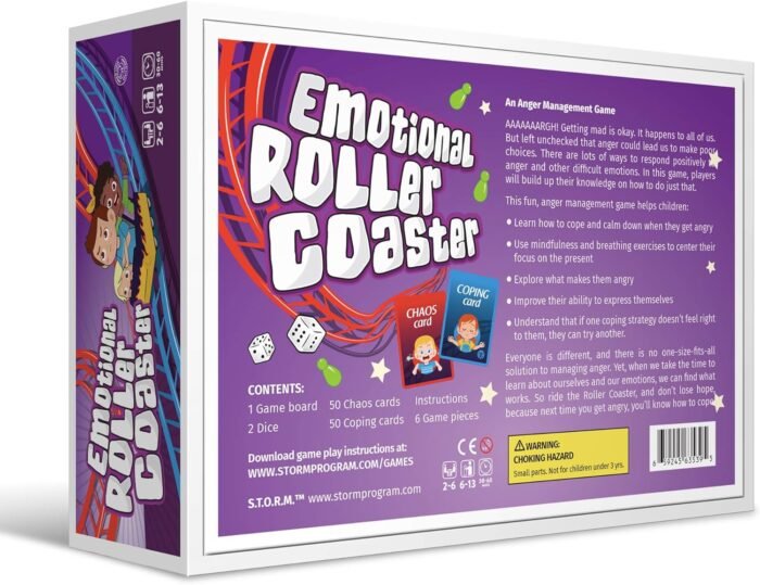 Emotional Rollercoaster | Anger Management Board Game For Kids & Families | Ther... - Image 3