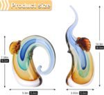 suruim Hand Blown Glass Elephant Figurines Crystal Glass Art Elephants Statue Ho... - Image 3