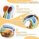 suruim Hand Blown Glass Elephant Figurines Crystal Glass Art Elephants Statue Ho... - Image 4