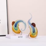 suruim Hand Blown Glass Elephant Figurines Crystal Glass Art Elephants Statue Ho... - Image 5