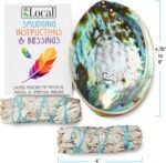 Origins Smudging Kit - 2 White Sage Smudge Stick + Abalone Shell Bowl | Sustaina... - Image 4