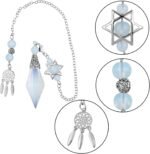 TUMBEELLUWA Reiki Healing Crystal Point Pendulum Dowsing Divination, Reiki Medit... - Image 4