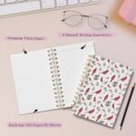 Cardinal Notebook - Winter Bird Journal, Red Cardinal Spiral Notebook, Cardinal ... - Image 5