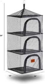 Wealers Outdoor Dry Net Storage and Food Screen 3-Tier Camping, Barbecue, Picnic... - Image 4